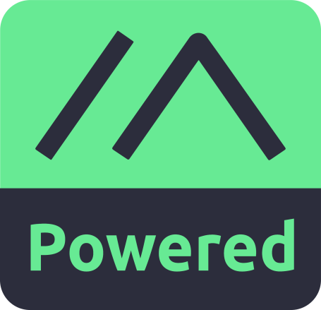 Meshtastic Logo. Black M on green background